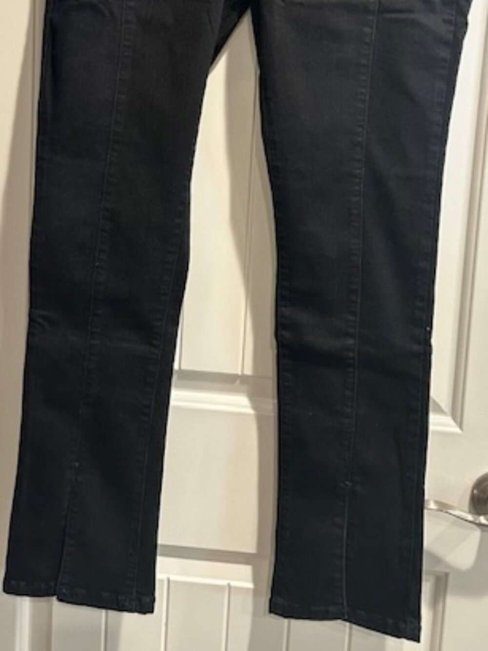 NWOT We The Free Women's Double Dutch Slit Pull On Skinny Jeans Black - Picture 7 of 10